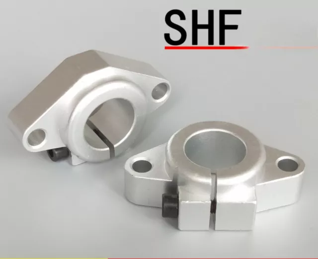 SHF8/10/12/13/16/20/25/30 Aluminum Bearing CNC Linear Rail Shaft Guide Support