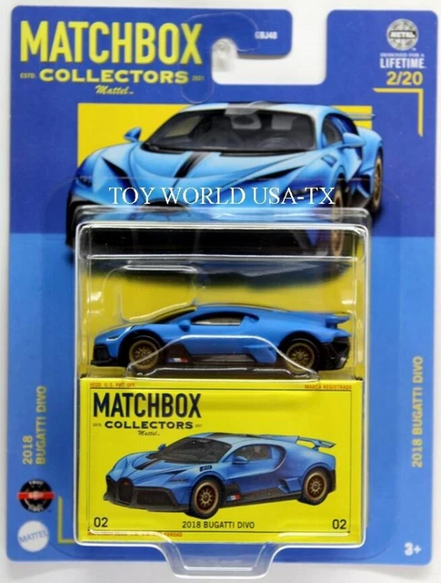 2024 MATCHBOX COLLECTORS Series #2 2018 Bugatti Divo $8.99 - PicClick