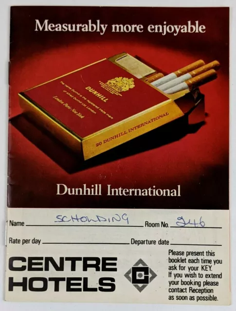REGENT CENTRE HOTEL London Brochure - Regent Centre Hotel London Brochure Booklet 1972 Map.webp