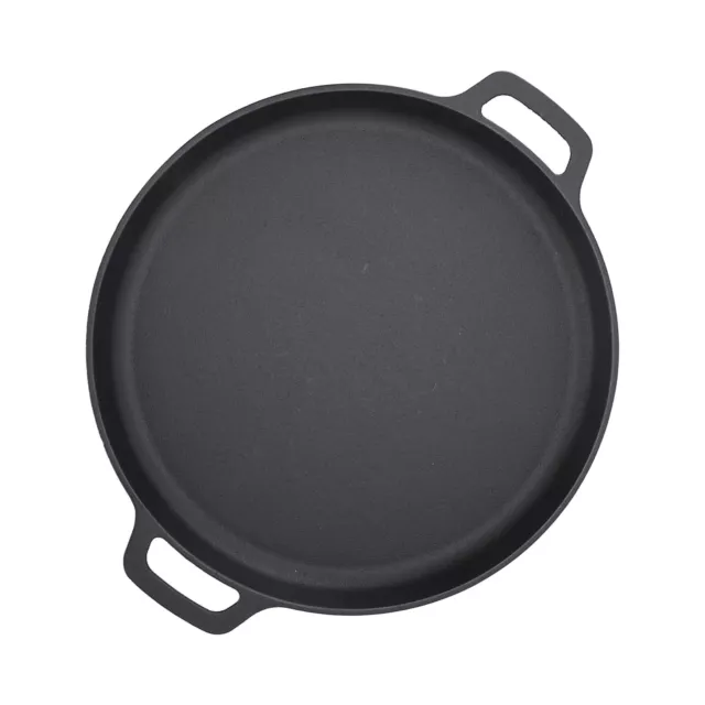 Pancake Flat Frying Pan Anti Stick Uniform Heating Thickened Cast Iron 8845 UK