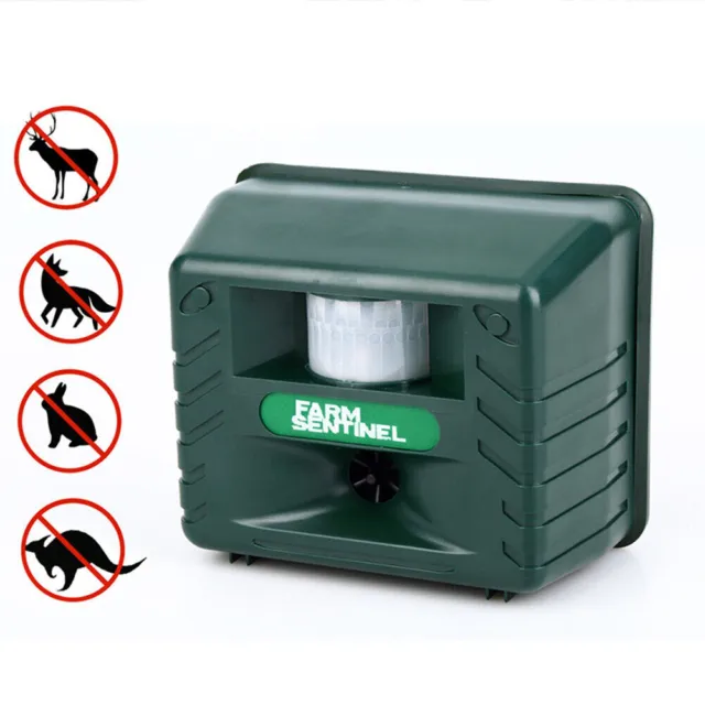 Electronic Ultrasonic Pest Animal Repeller Motion Sensor Bird Possum Repellent