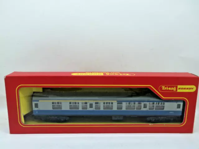 Triang Hornby R727 Composite Coach Blue with Seats - Mint in Box