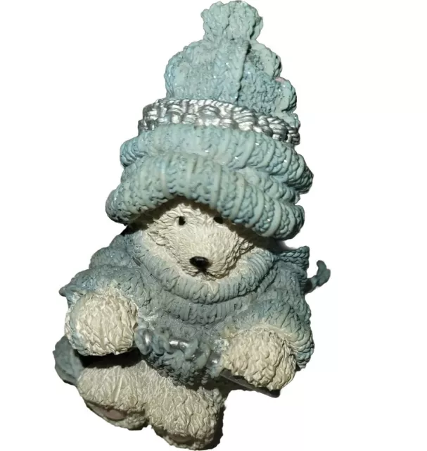 Polar Bear Small With Winter Outfit Figurine