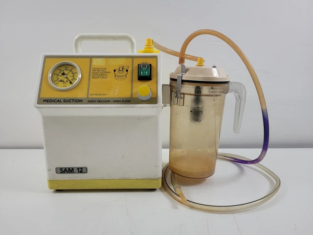 MG Elettrico Ltd Sam 12 Medico a Ventosa Pompa a Vuoto W/ Vaso