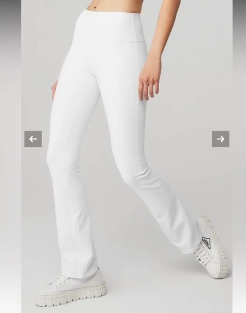 NWT ALO YOGA Luminous Legginngs Pants White Size S $89.00 - PicClick