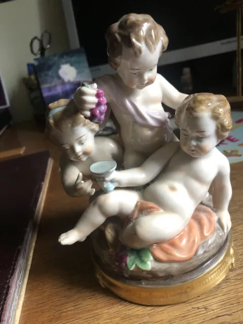 groupe de porcelaine allemande
