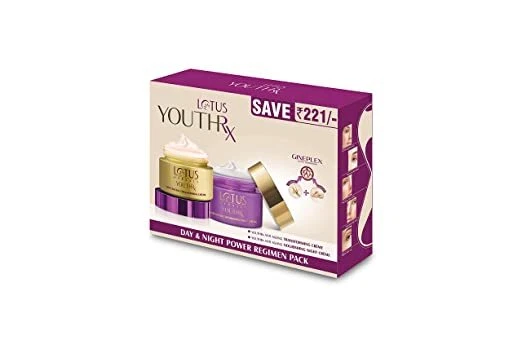 Lotus Herbals Youthrx Cara Crema de Noche Para Arrugas Líneas Natural Glow 399g