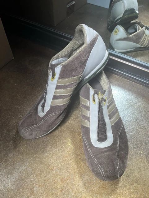 adidas gazelle silver green womens PORSCHE DESIGN x ADIDAS Size 9.5 Black White Leather Lace Up Sneakers – Sui  Generis Designer Consignment main image 0