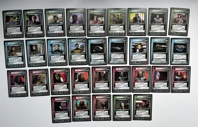 Star Trek Premiere Unlimited 1995 Common CCG Card - Decipher - 32 Assorted - NEW