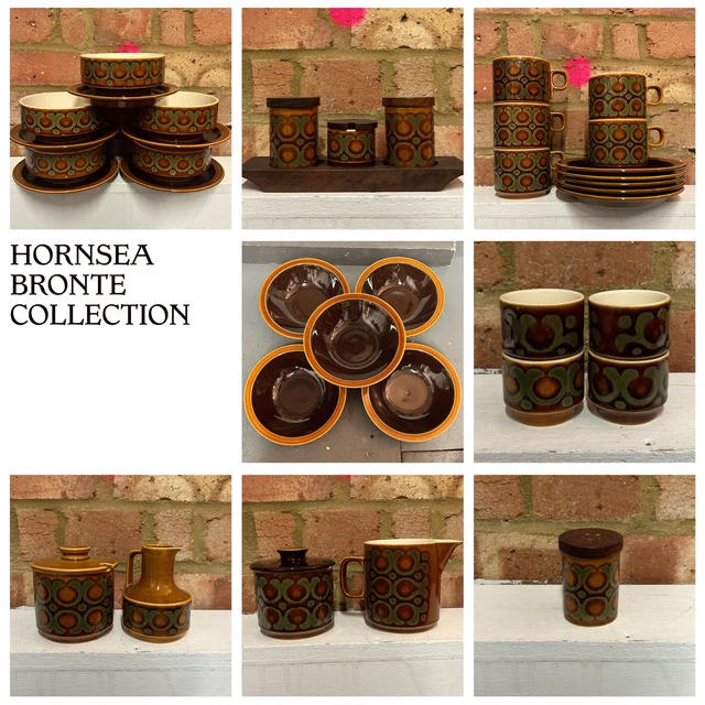 Extensive Hornsea Bronte Pottery Set, 1970s VGC, dining Extensive Hornsea Bronte Pottery Set, 1970s VGC, dining