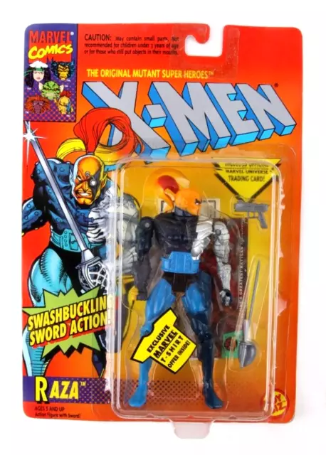 New 1994 Marvel Comics X-Men Mutant Super Heroes Raza Action Figure by Toy Biz