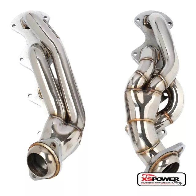 2004-2010 F150 XL XLT STX 4.6L Triton V8 Shorty Headers 1-1/2" 304 S/S for Ford