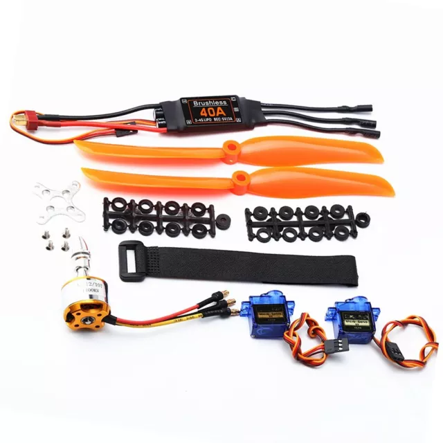 Motore brushless A2212 prestazioni migliorate 1400 KV + 40A ESC + SG90 micro