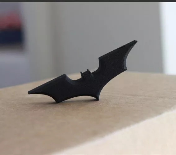 Batman Keyring: Medium: Black: Perfect For Any Keychain - With Metal Loop Ring