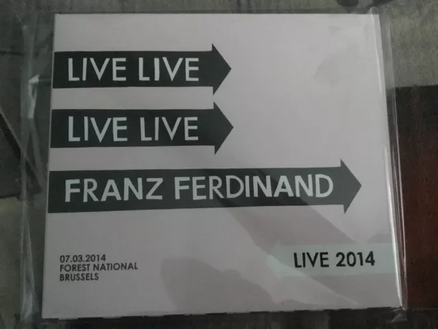 Franz Ferdinand Live 2014 Forest National Brussels 2 Cd New