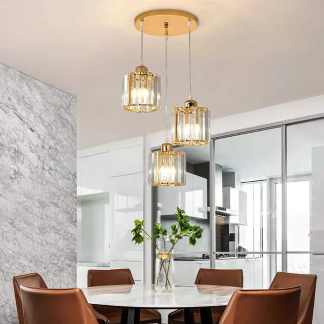Bar Lamp Crystal Chandelier Lighting Modern Ceiling Lights Kitchen Pendant Light