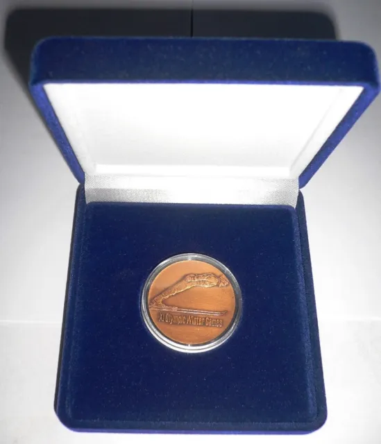 1972 WINTER OLYMPIC GAMES SAPPORO Bronze Medal Hallmarked by the Japanese Mint