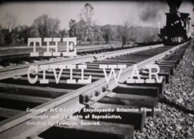 16mm film, The American Civil war documentary, 800ft, b/w sound.