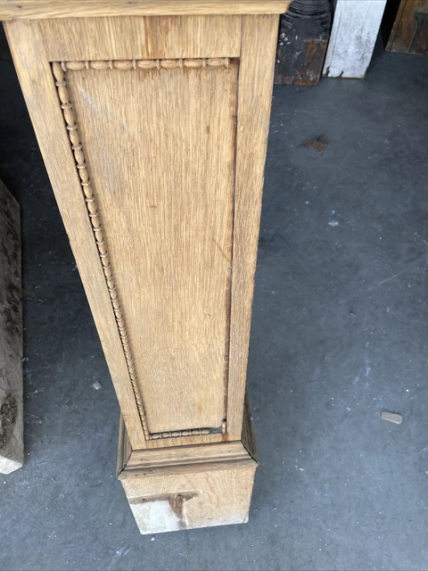 Bova 44 Antique Oak Newell Post 44 X 7.75 X 8 Stripped 3
