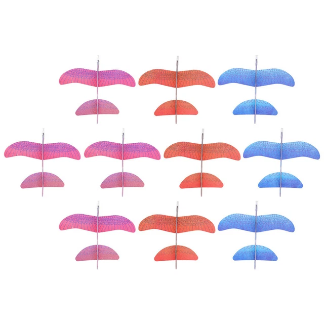 Aereo Unicorno Studente Aereo Plastica Ornamento Stanza Bambini 10 Pz