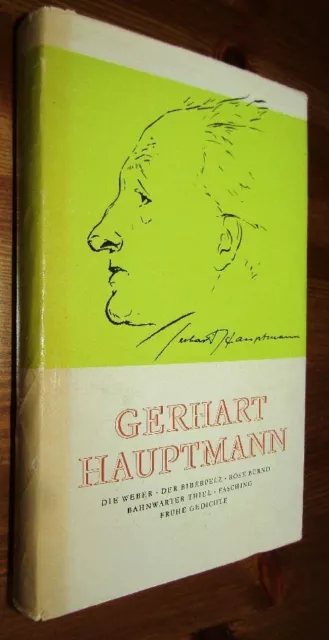 Gerhard HAUPTMANN (1862- 1946) Auswahl für die Jugend 1962 WEBER BIBERPELZ u.v.m