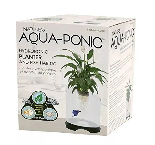 PENN-PLAX AQUA-PONIC BETTA TANK & HYDROPONIC Planter   * BRAND NEW!*