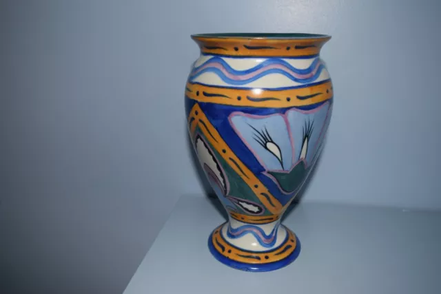 A very rare Carlton ware art deco Vase "Irises" pattern 1933 3