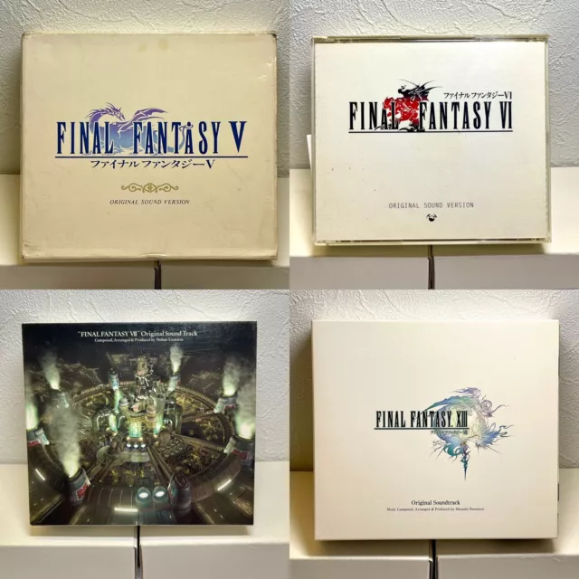 【Masterpiece Game OST Set】Final Fantasy ⅤⅥ Ⅶ Ⅷ Original Sound Track Set Of 4