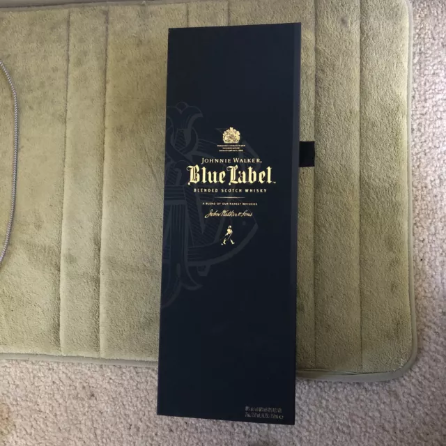 Johnny Walker Blue Label / EMPTY 750ML BOTTLE & BOX in excellent condition