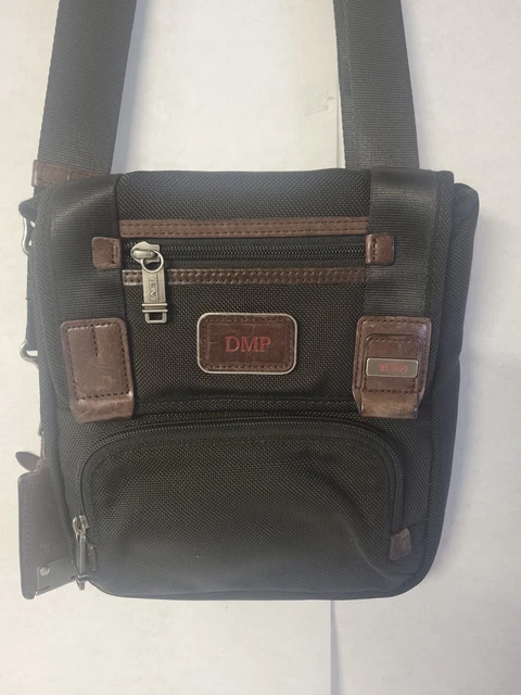 TUMI Alpha Bravo Black / Brown Messenger Bag Travel Bag CROSSBODY 22306HKH 3