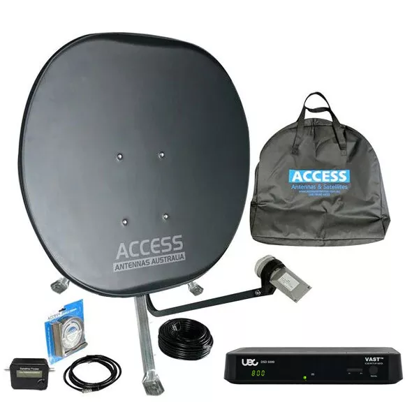 Deluxe Caravan Satellite TV Dish Kit VAST - Pickup available - Same day shipping