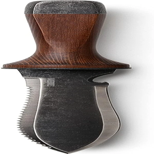 Hori Hori Ultimate - Walnut Handle, Tempered Steel Blade, Double-Edged Blade, Am