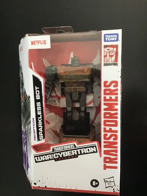 TRANSFORMERS WAR FOR Cybertron Sparkless Bot figure Netflix MIP $40.00 ...
