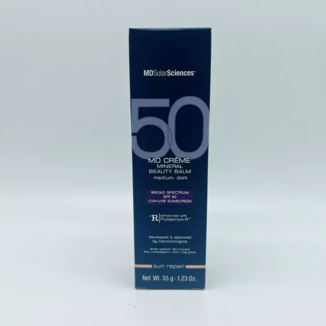 MD Solar Sciences MD Mineral BB Creme SPF 50 - MEDIUM 1.23 oz **BRAND NEW**