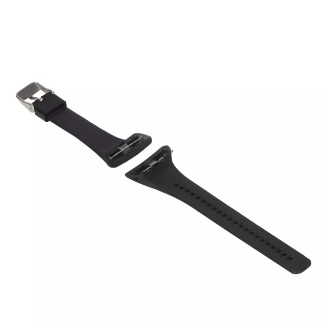 Soft Silicone Watch Band Strap for Polar FT4 FT7 Heart Rate Monitor Black 2