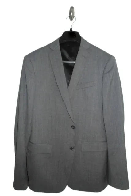 NWOT Men's 42L 42 Long John Varvatos Star USA Bedford Sport Coat Blazer in Grey