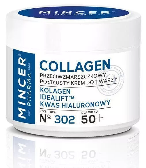 Mincer Pharma Collagen 50+ N˚302 Anti-Wrinkle Cream Semi-Rich