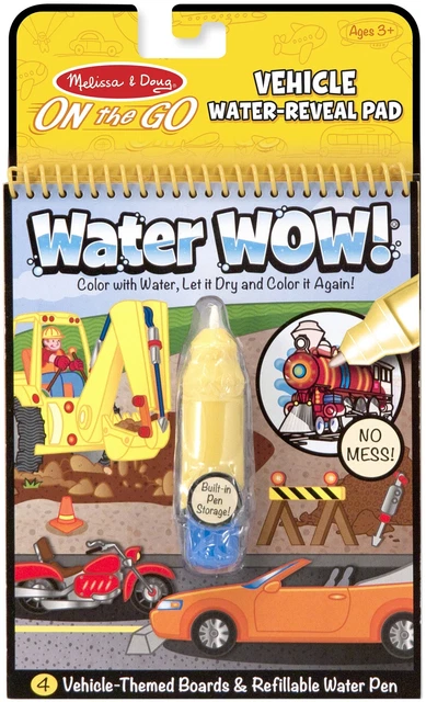 3 Pack On The Go Water Wow!-Vehicles -MDWOW-5375