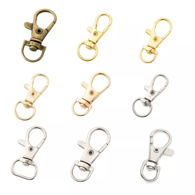 LOBSTER CLAW CLASP Hooks Metal Snap Hook for Keychain Jewelry