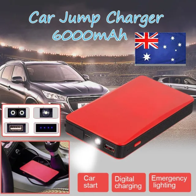 12V 20000mAh Mini Portable Car Jump Starter Power Booster Battery Charger AUS
