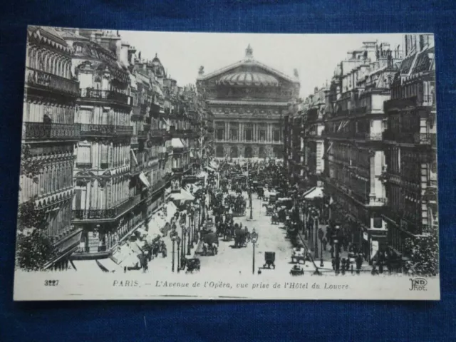 CPA: Paris: THE AVENUE OF Opera View Prise De L'Hotel / Louvre/Neurdeinn N°