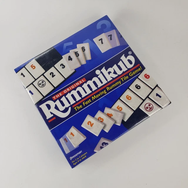 New Rummikub NEW RUMMIKUB BY Pressman Classic Blue Edition Original Rummy Tile Game ...