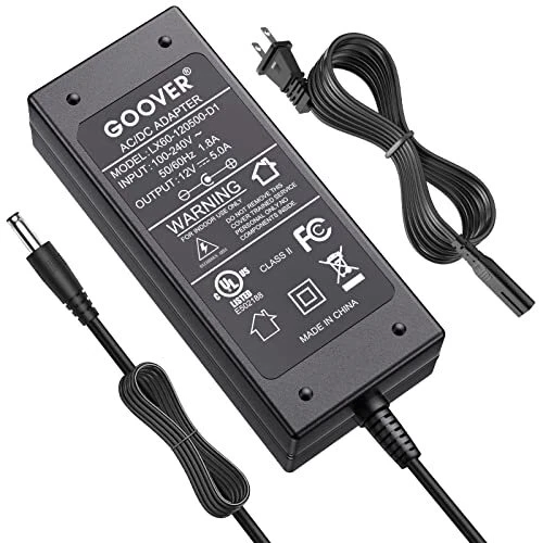 Goover 60W Power Supply Adapter 12V DC Low Voltage Transformers5A LED Light D...