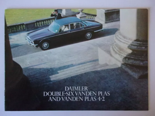 DAIMLER SERIES 2 SALOONS orig 1977 UK Mkt Sale Brochure - Double Six Vanden Plas