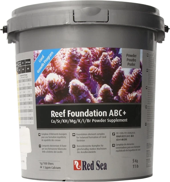 Fish Pharm ARE22008 Reef Foundation Salt Water Conditioners for Aquarium, 5Kg