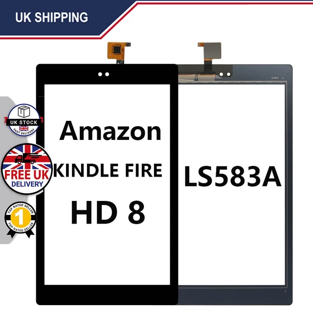 For Amazon KINDLE FIRE HD 8 8th Gen Touch Screen Glass Digitizer Top Lens LS583A