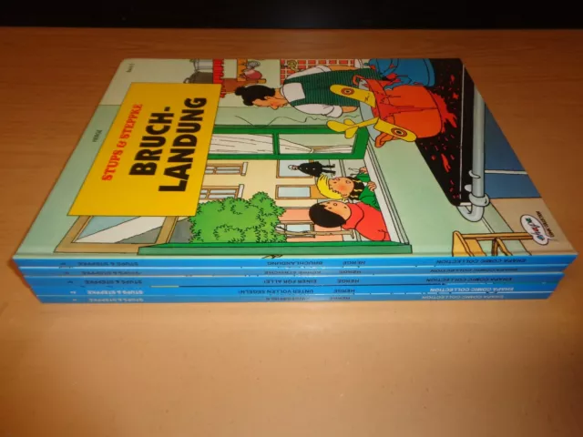 Stups und Steppke Nr.1-5 komplett Ehapa Herge Hardcover 1 2 3 4 5 in 1.Auflage