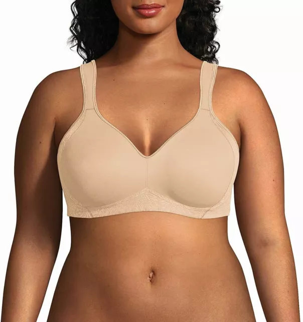 Playtex Women's Ultimate Lift and Support Wirefree Bra Black