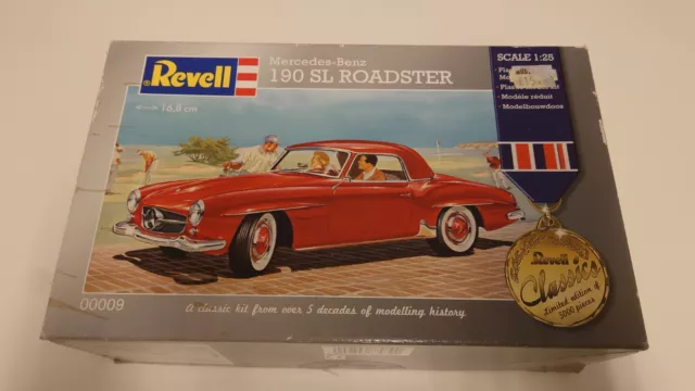 Revell Mercedes Benz 190 Sl Roadster - Massstab 1/25 Modellsatz Sammlung Set