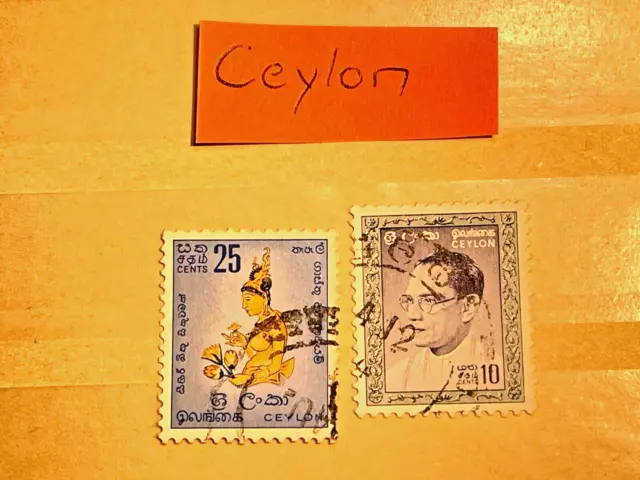 Sri Lanka, Ceylon - Briefmarken, Stamps 60er, 70er